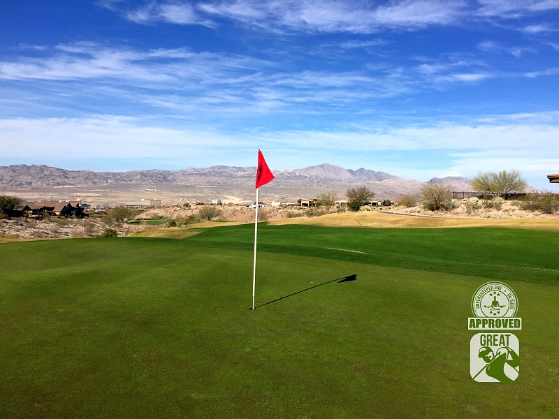Laughlin Ranch Golf Club Bullhead City Arizona Hole 2 Green-side