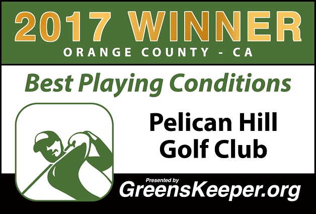 Best Playing Conditions 2017 Pelican Hill Golf Club - Orange County