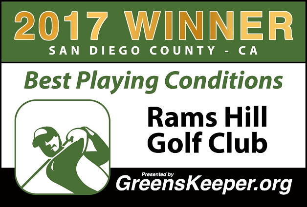 Best Playing Conditions 2017 Rams Hill Golf Course - San Diego County