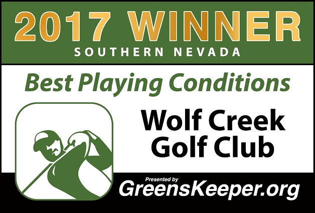 Best Playing Conditions 2017 Wolf Creek Golf Club - Southern Nevada