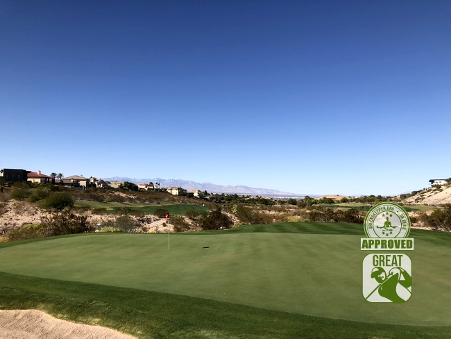 Rio Secco Golf Club Henderson Nevada Hole 17 GK Guru Visit
