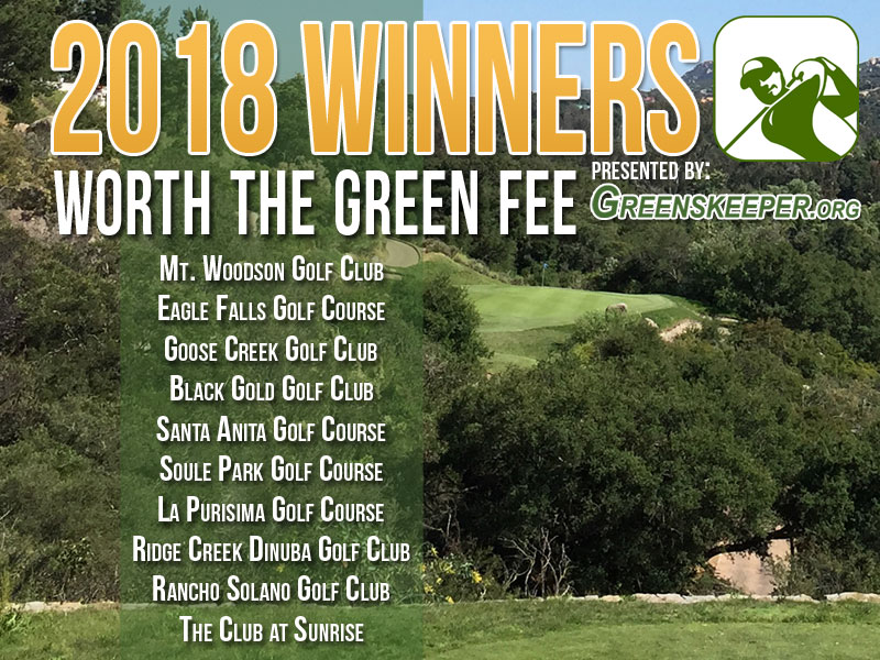 2018 Worth the Green Fee by Greenskeeper.org