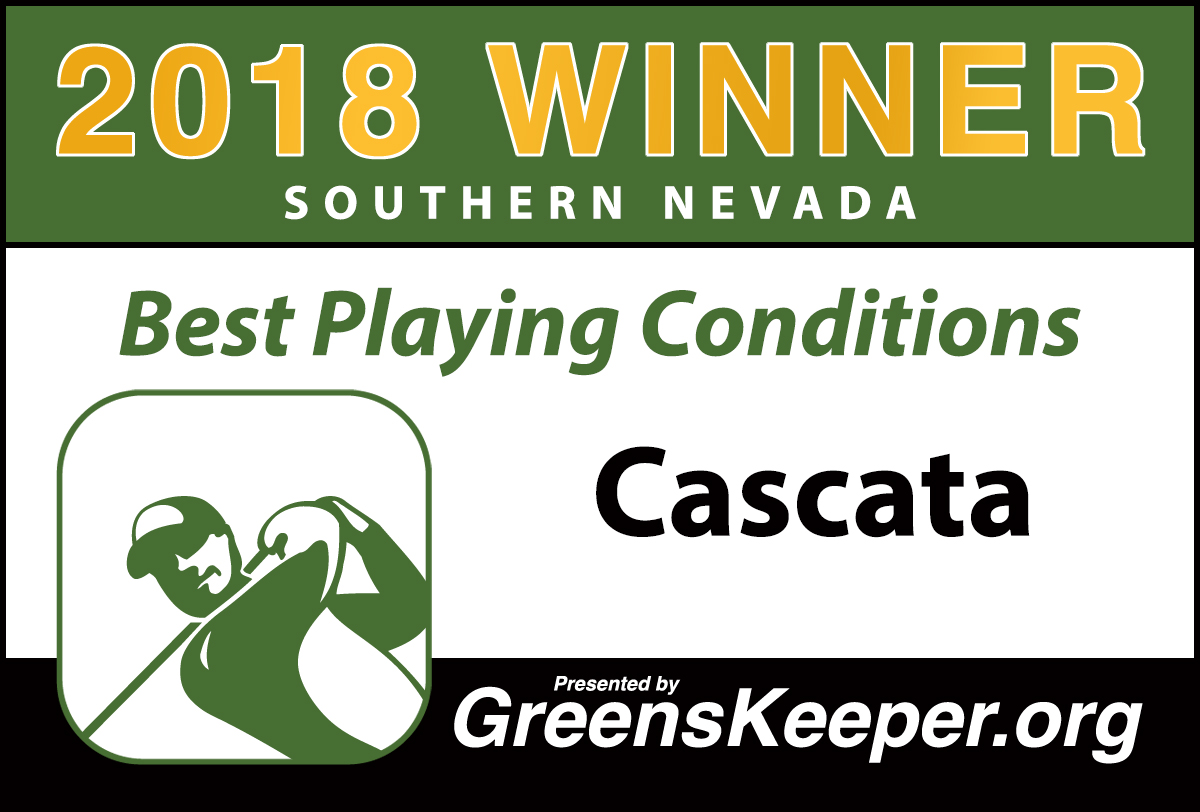 Cascata Best Playing Conditions 2018 - Southern Nevada