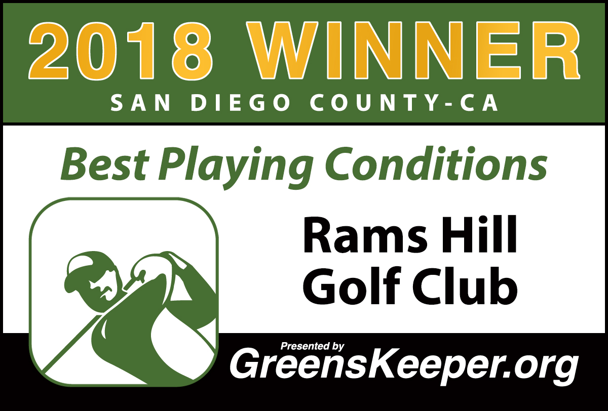Rams Hill Golf Club Best Playing Conditions 2018 - San Diego County