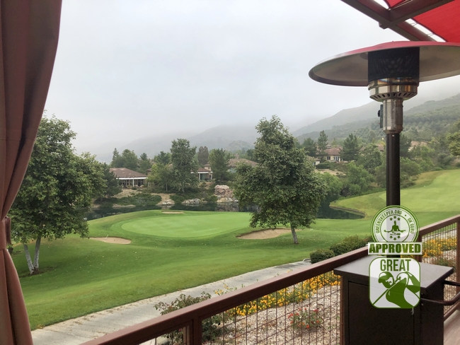 Glen Ivy Golf Club Corona California Patio View
