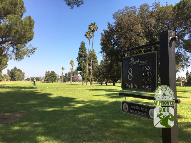 Los Amigos Golf Course Downey California Hole 8